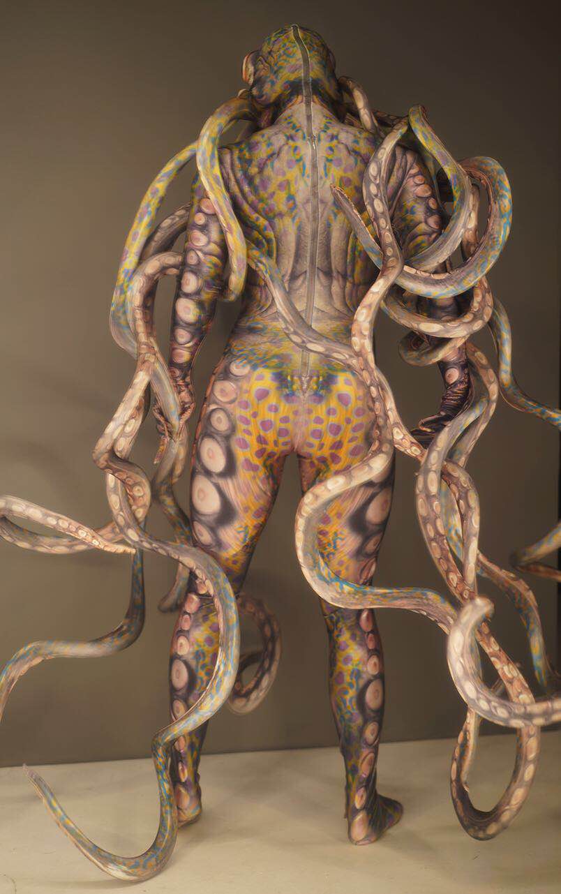 Zhangyu Halloween Carnival Party Octopus Cosplay Costumes for Men