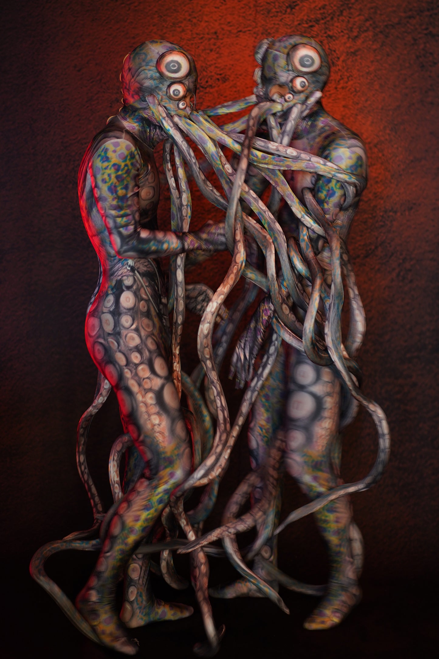 Zhangyu Halloween Carnival Party Octopus Cosplay Costumes for Men