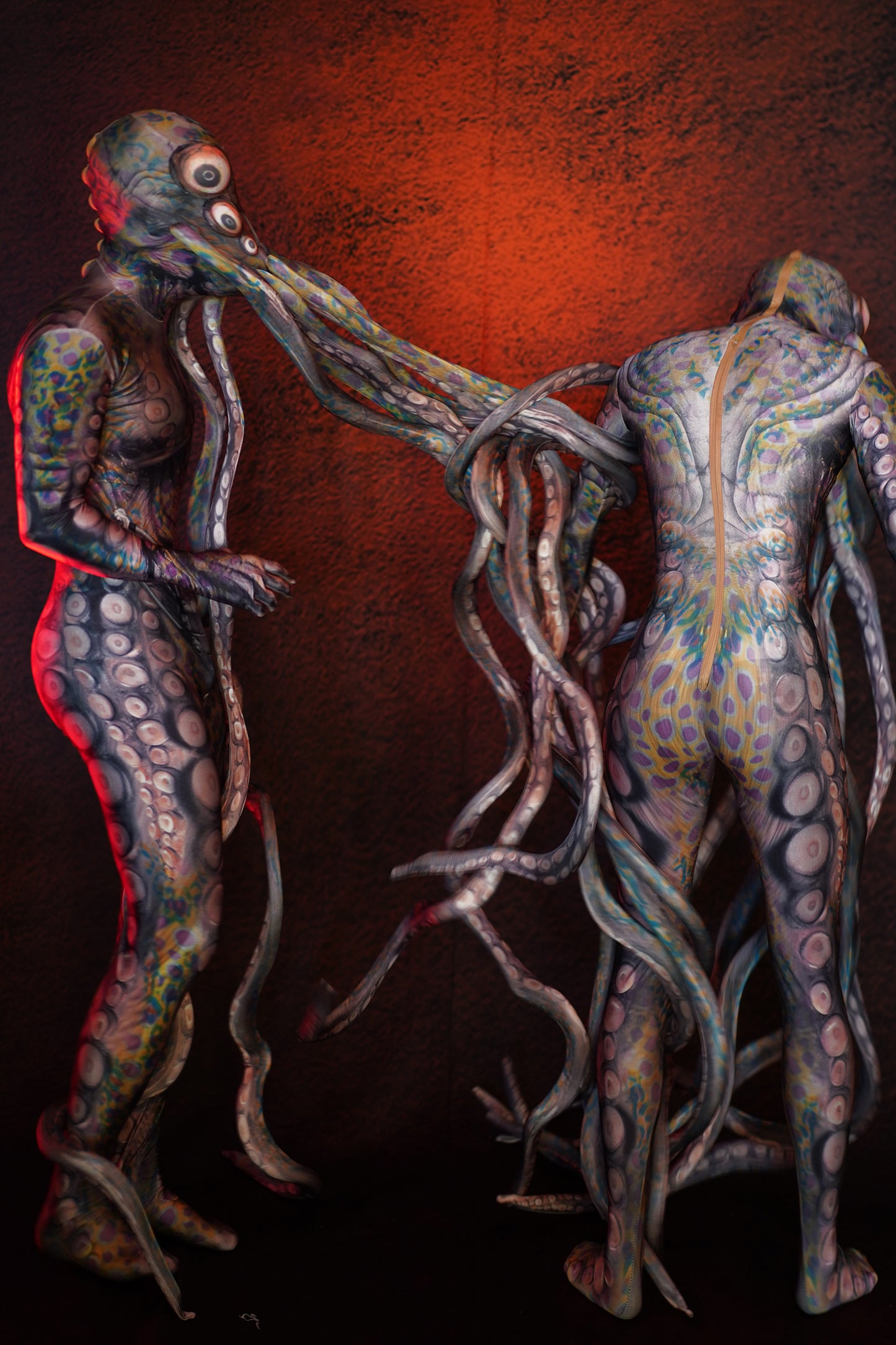 Zhangyu Halloween Carnival Party Octopus Cosplay Costumes for Men