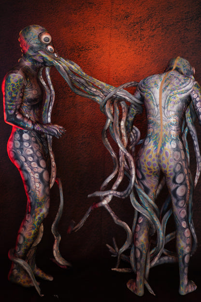 Zhangyu Halloween Carnival Party Octopus Cosplay Costumes for Men