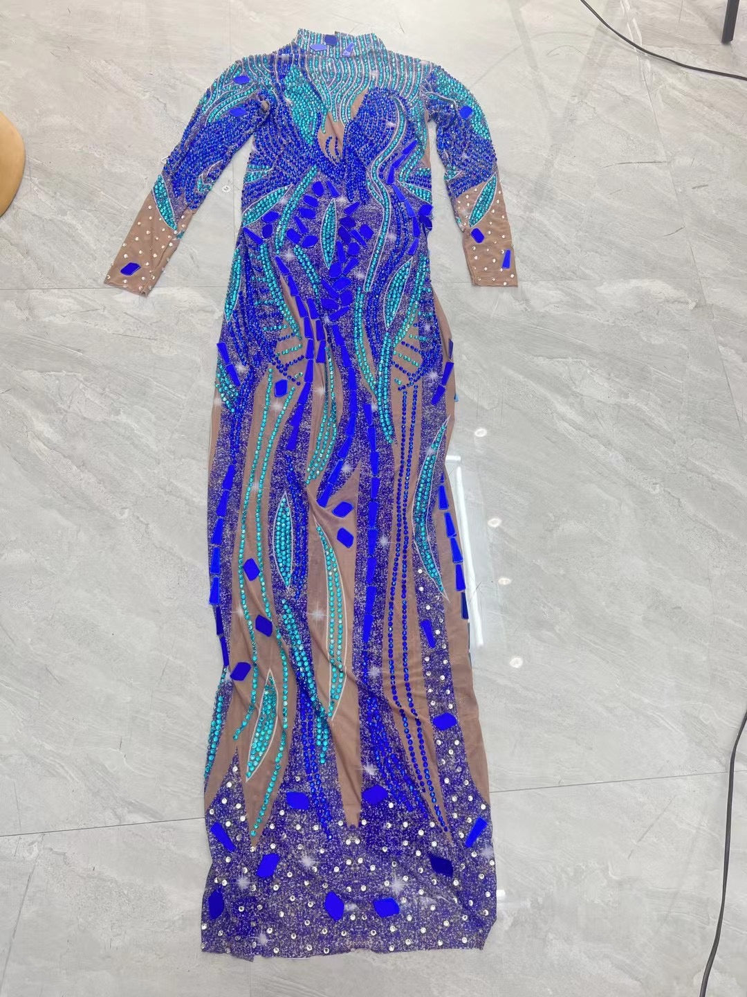 CELESINYI Xingkongding Crystal Vortex Gown