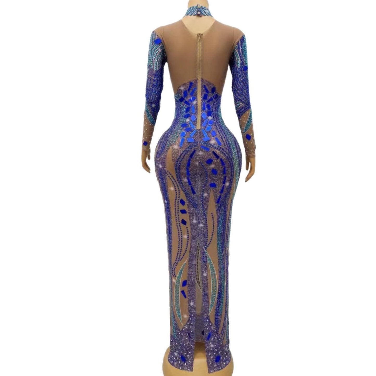CELESINYI Xingkongding Crystal Vortex Gown