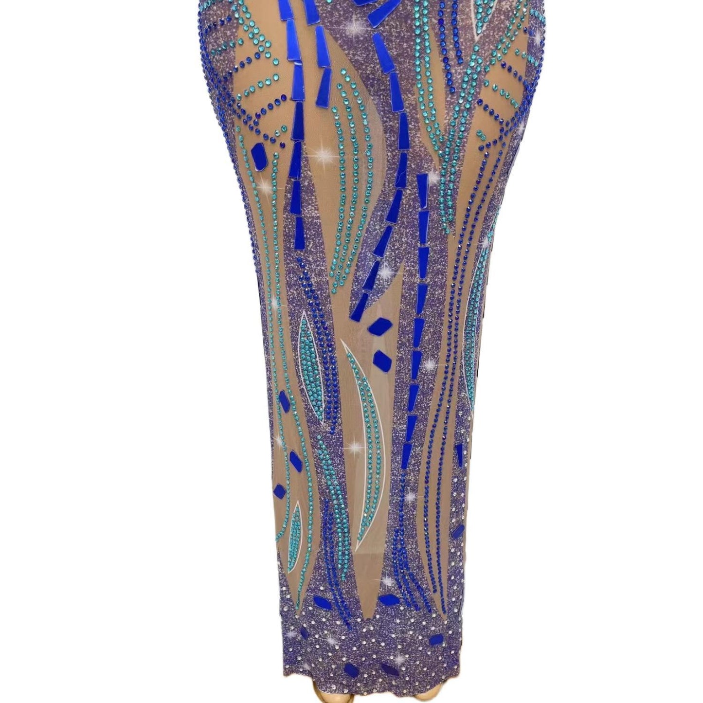 CELESINYI Xingkongding Crystal Vortex Gown