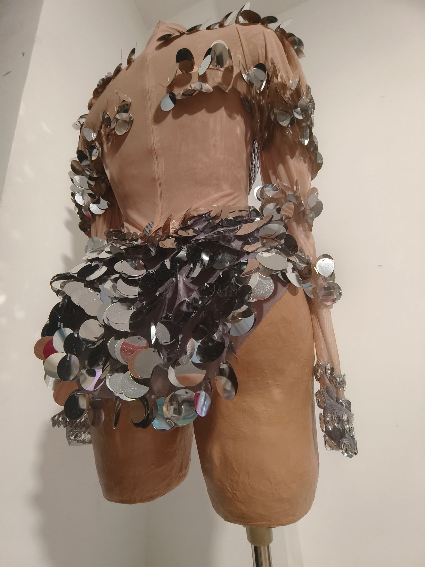 CELESINYI Jiamian Crystal Silver Crop Set