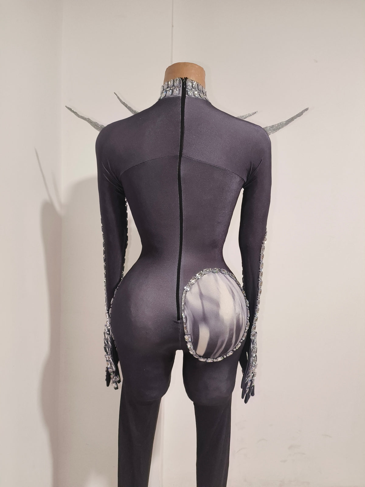 CELESINYI Tieban Crystal Liquid Metal Catsuit