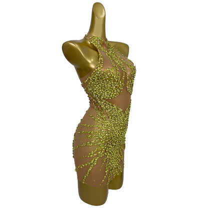 Huatuo Sparkly Crystal Prom Dresses