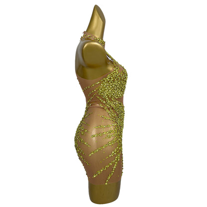 Huatuo Sparkly Crystal Prom Dresses