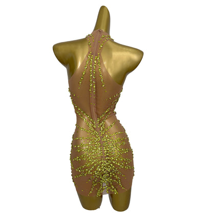 Huatuo Sparkly Crystal Prom Dresses