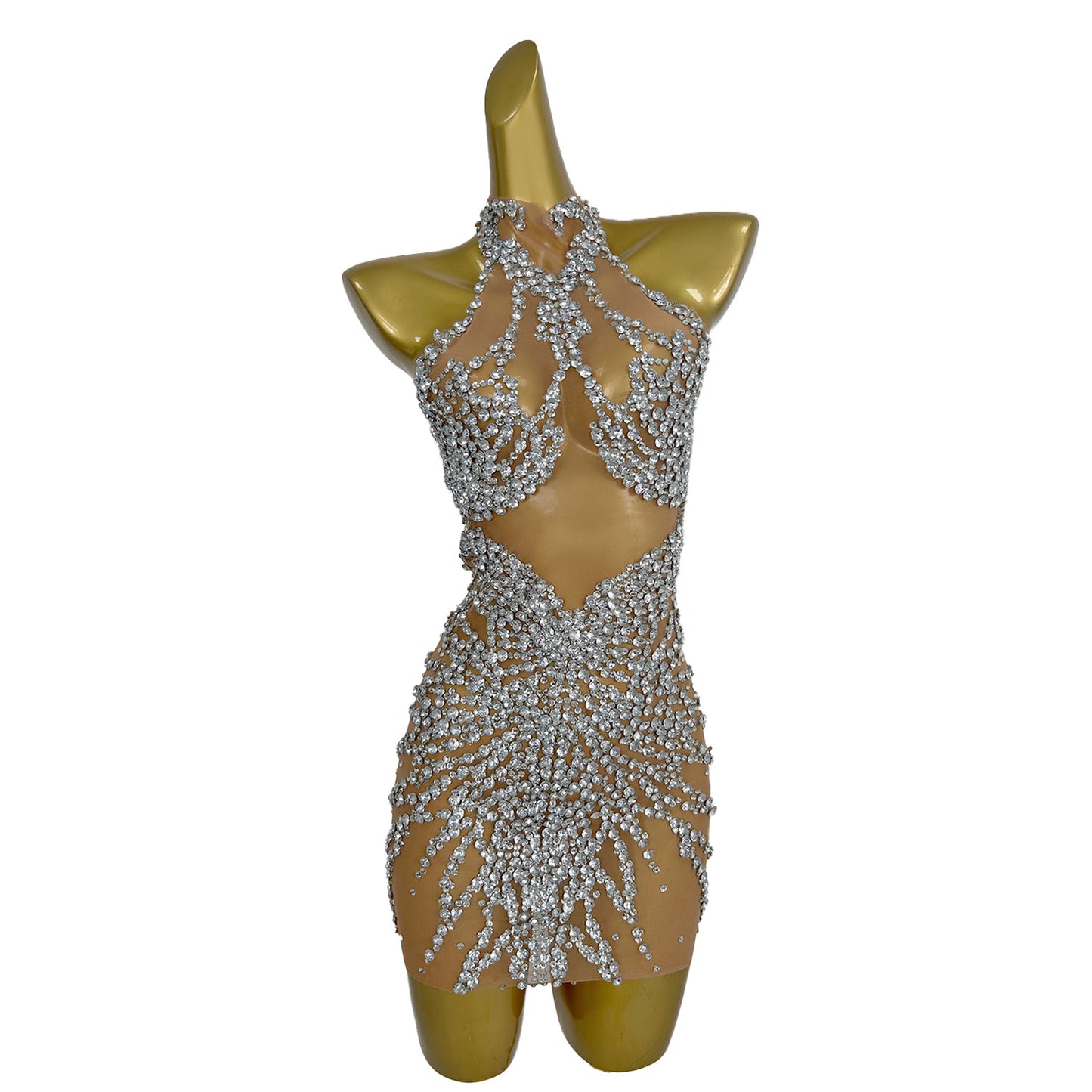 Huatuo Sparkly Crystal Prom Dresses