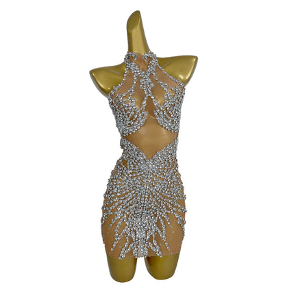 Huatuo Sparkly Crystal Prom Dresses