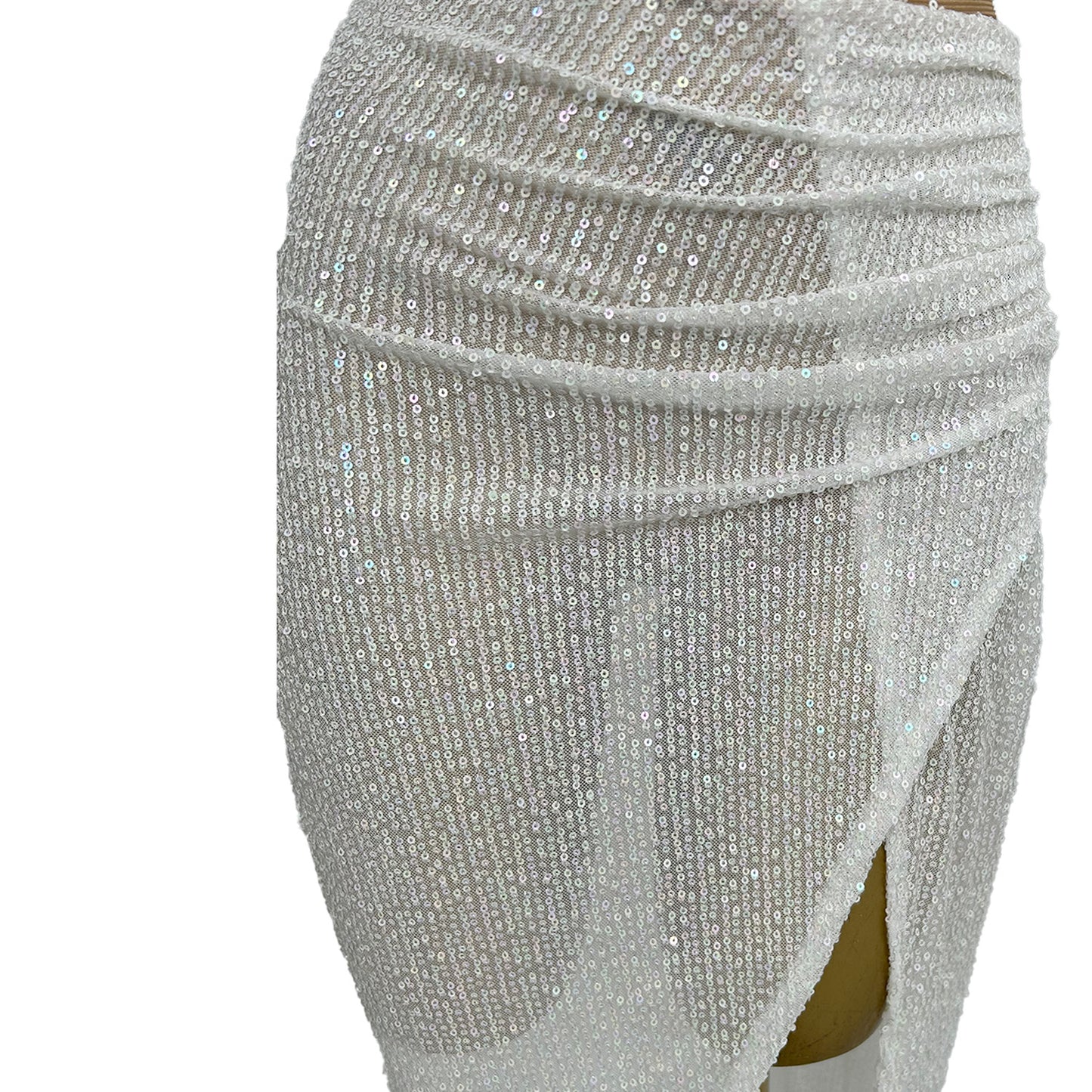 Tangguo White Glitter Rhinestone 2-Piece Set