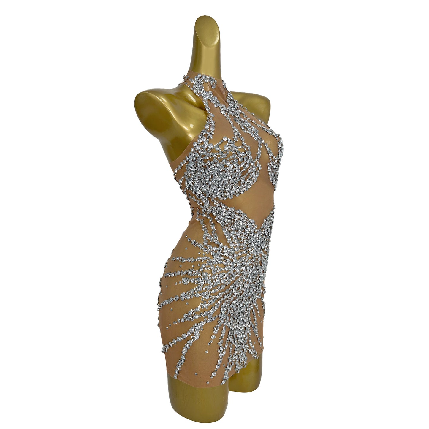 Huatuo Sparkly Crystal Prom Dresses