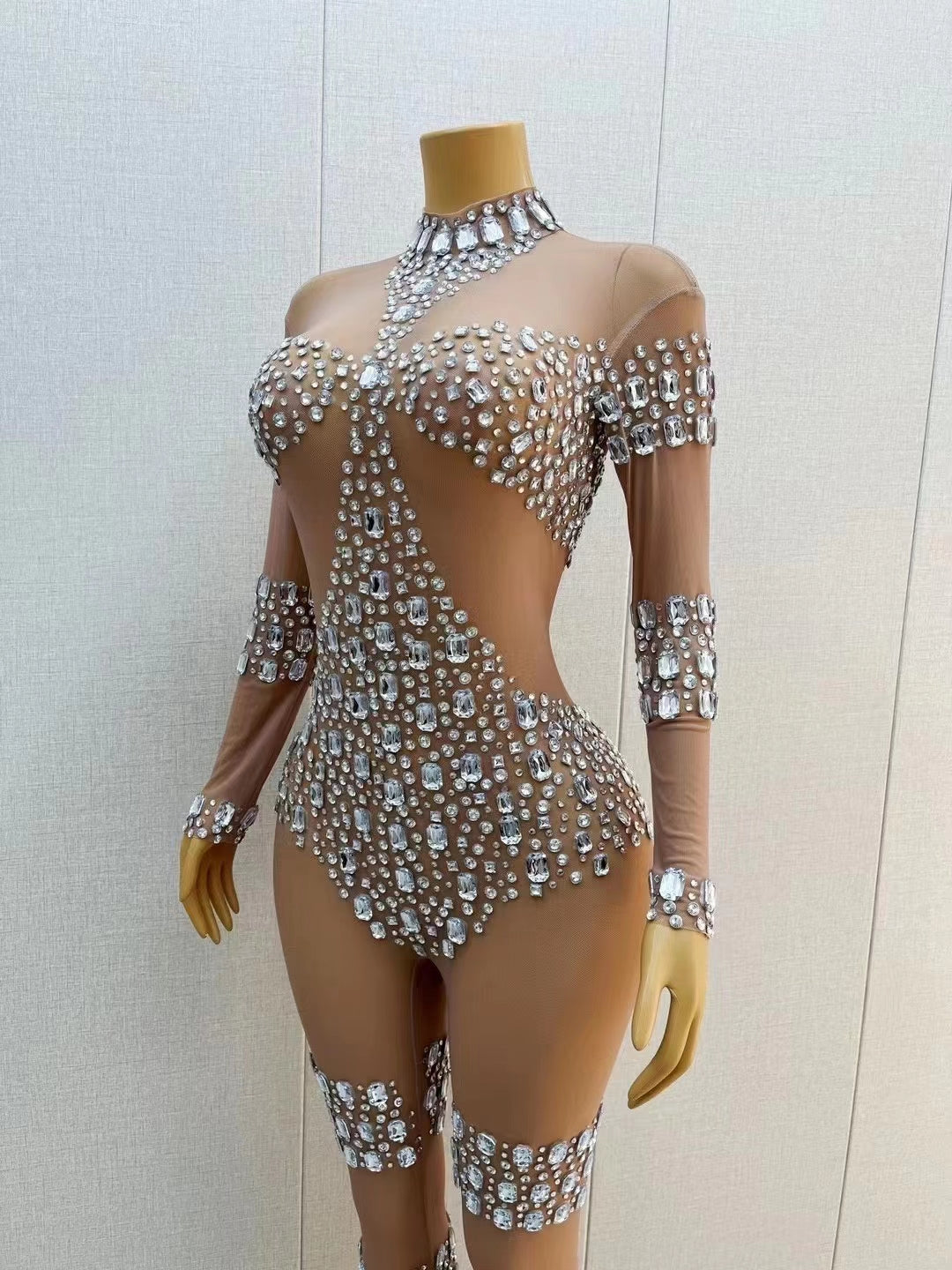CELESINYI Dunpai Crystal Shield Bodysuit