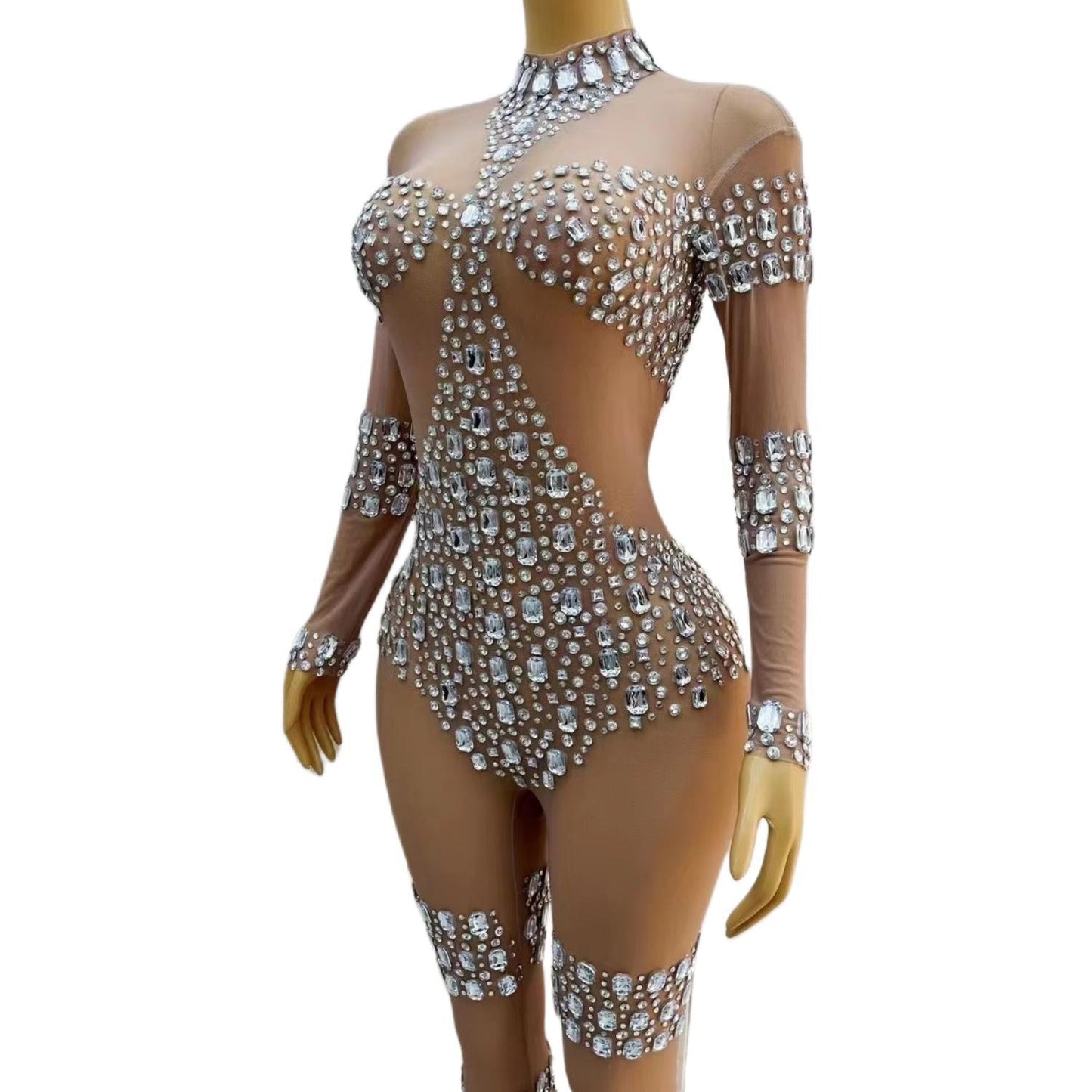 CELESINYI Dunpai Crystal Shield Bodysuit