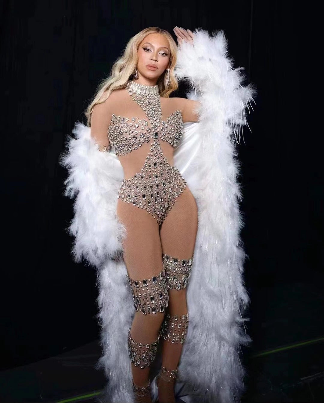 CELESINYI Dunpai Crystal Shield Bodysuit