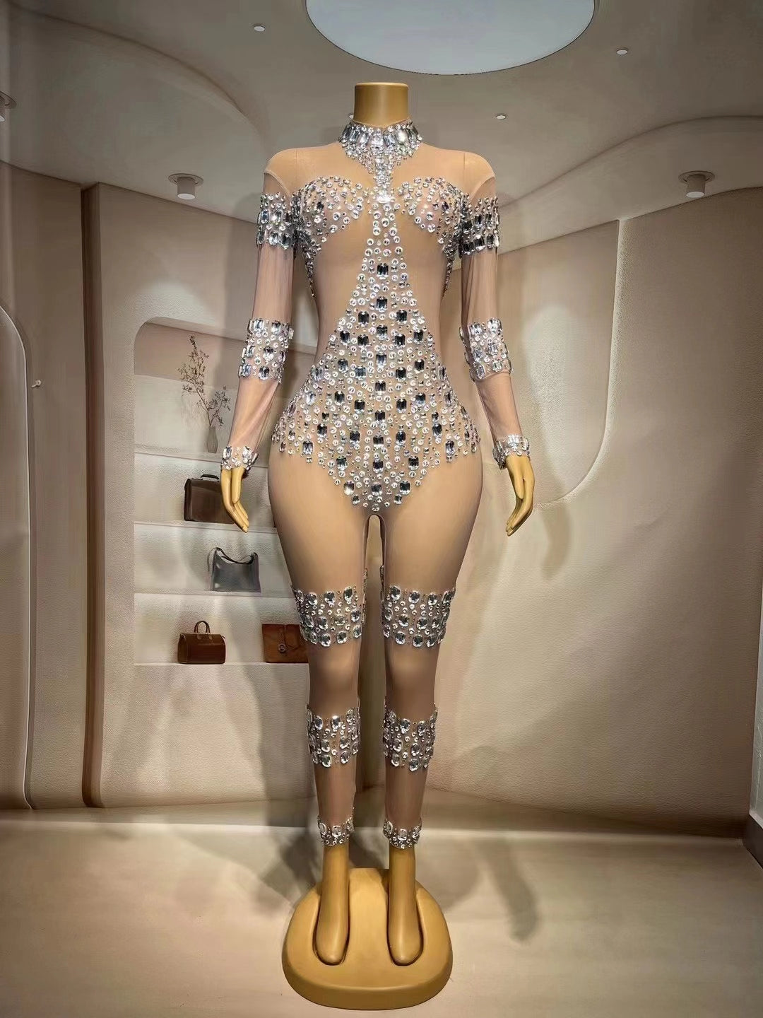 CELESINYI Dunpai Crystal Shield Bodysuit