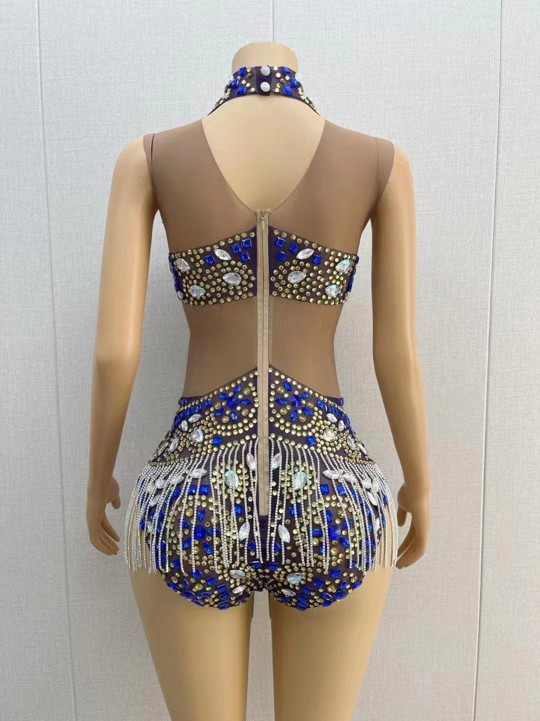 CELESINYI Yaoji Crystal X Bodysuit