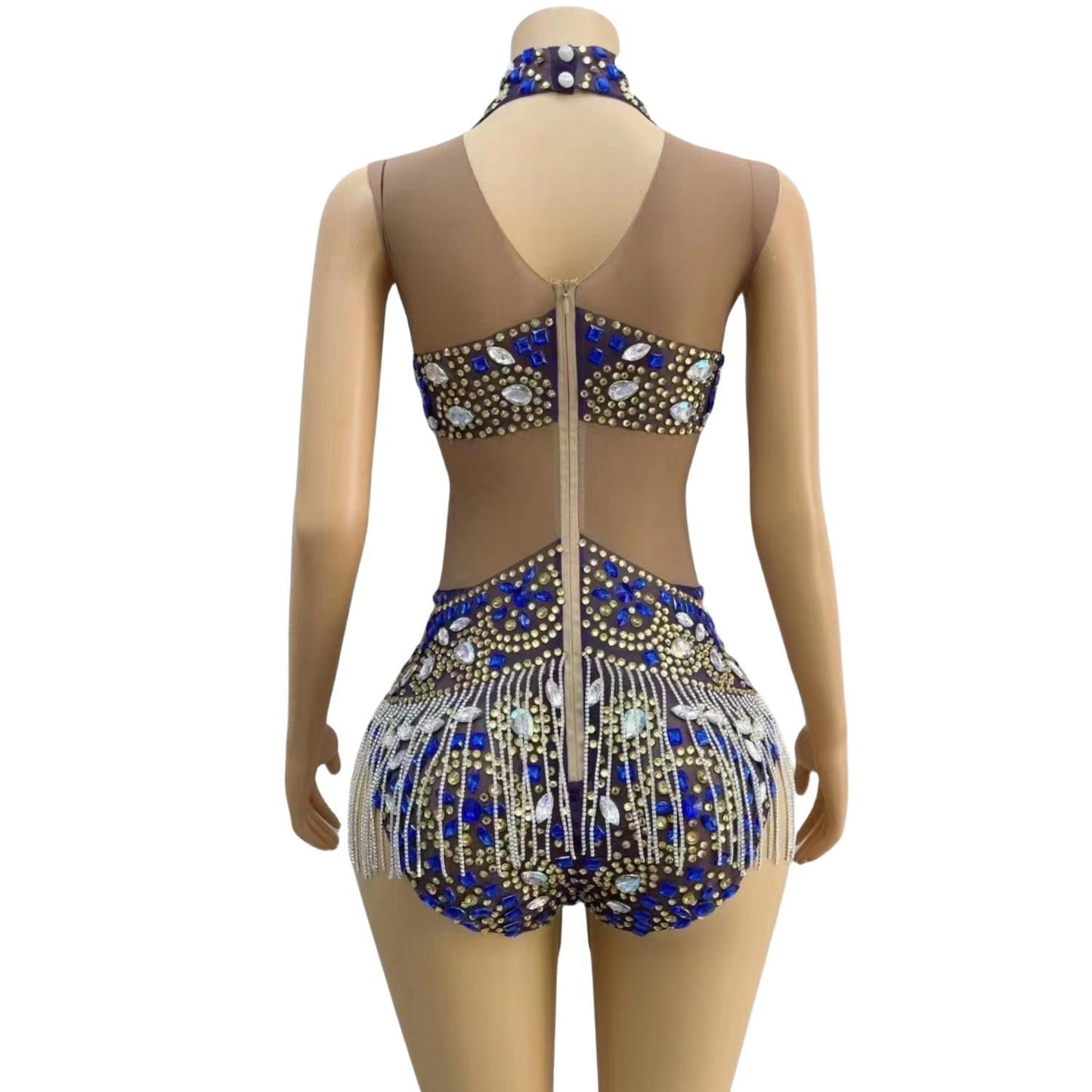 CELESINYI Yaoji Crystal X Bodysuit