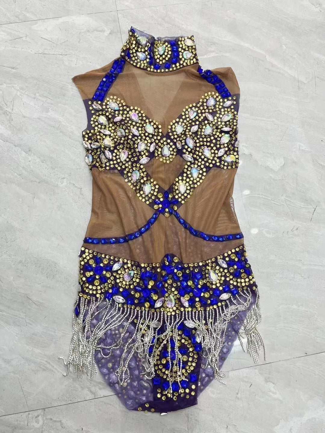 CELESINYI Yaoji Crystal X Bodysuit