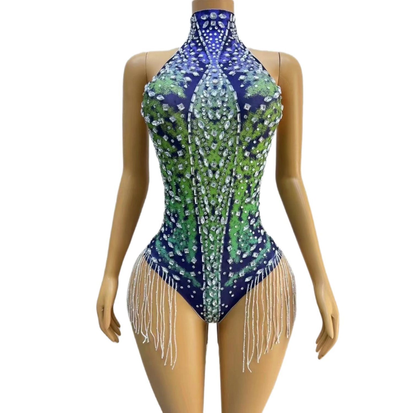 CELESINYI Xinghai Crystal Camo Bodysuit