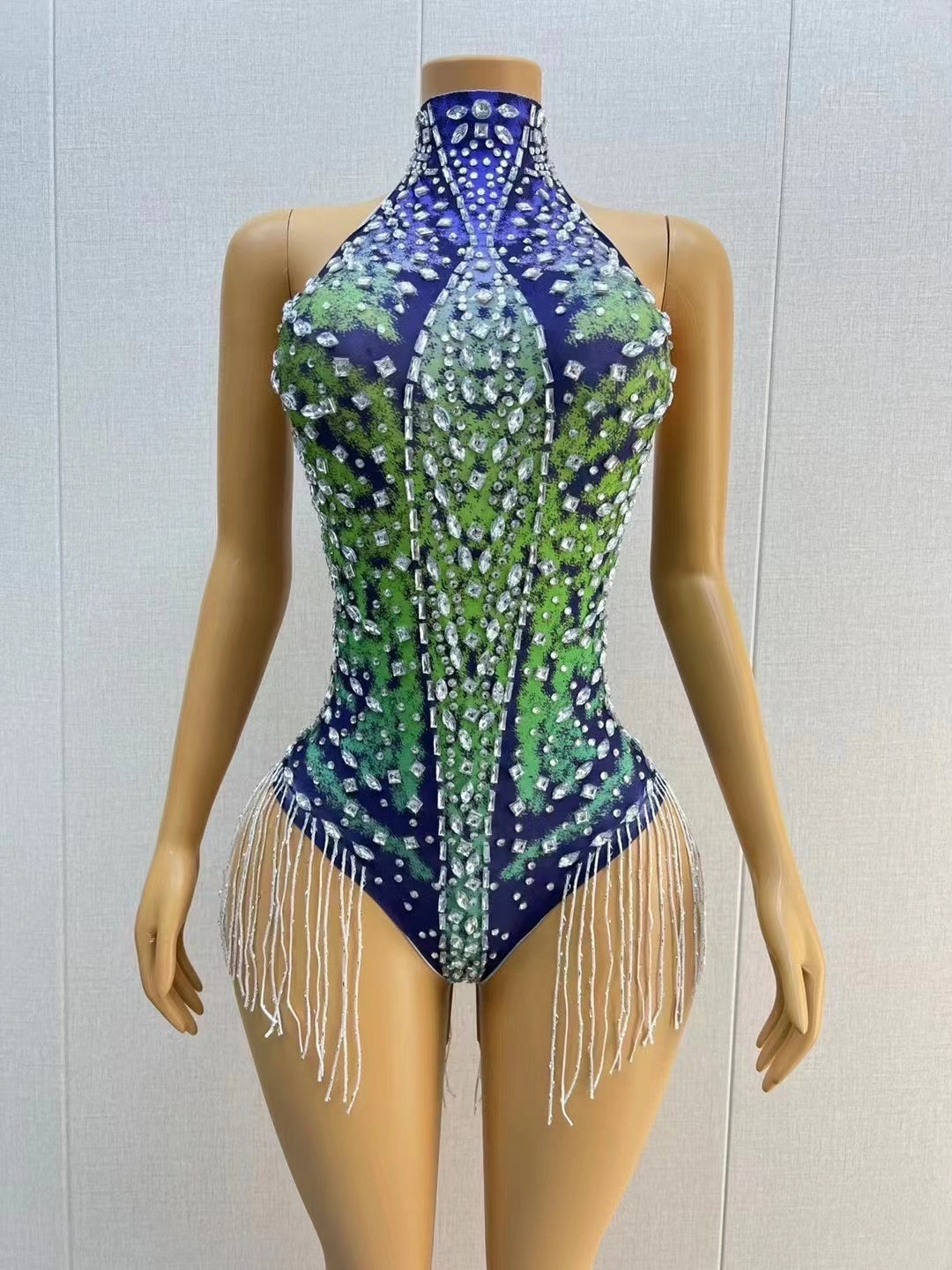 CELESINYI Xinghai Crystal Camo Bodysuit