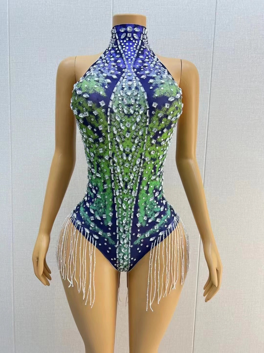 CELESINYI Xinghai Crystal Camo Bodysuit