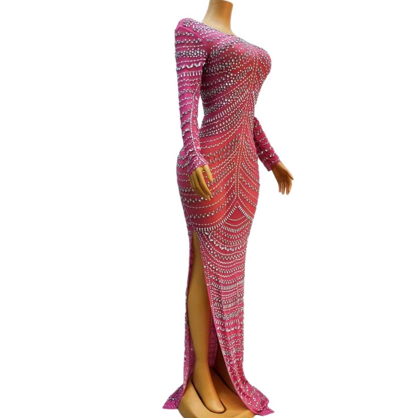 CELESINYI Huabao Crystal Rose Gown