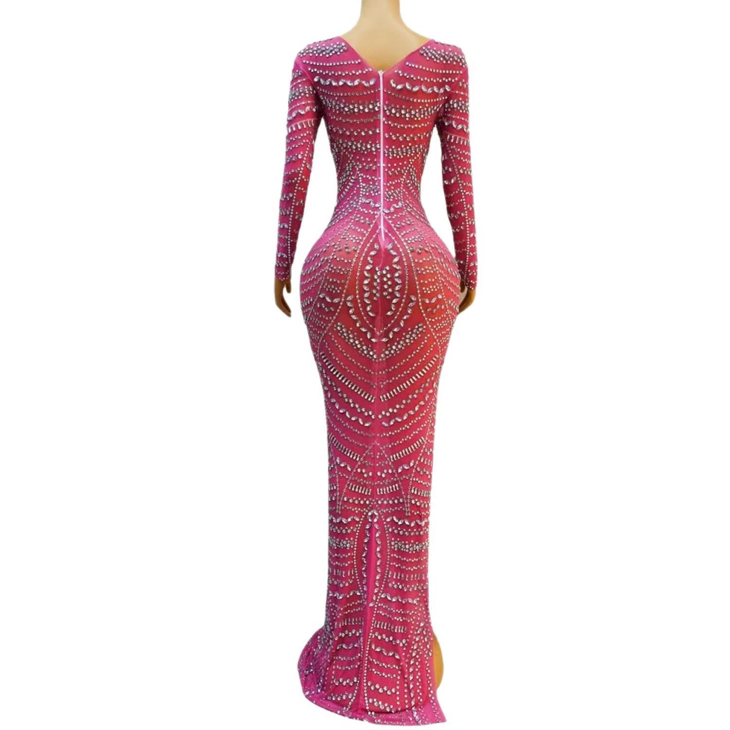 CELESINYI Huabao Crystal Rose Gown