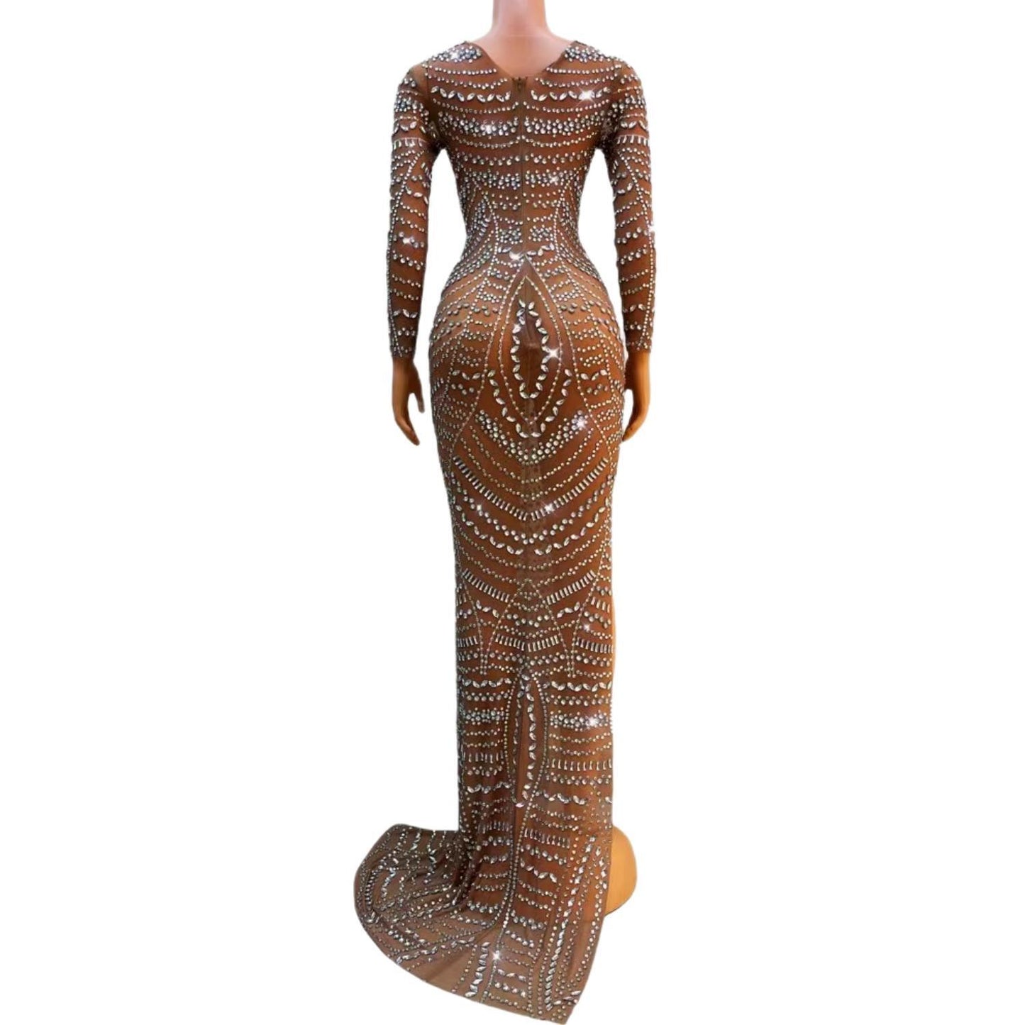 CELESINYI Huabao Crystal Rose Gown