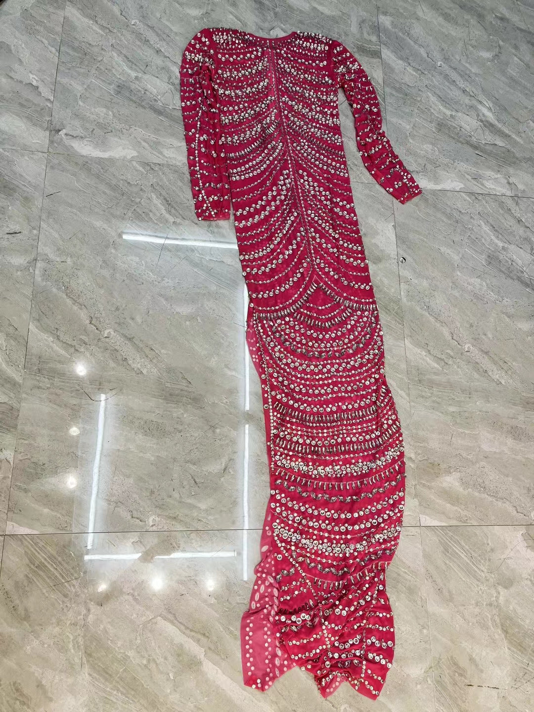 CELESINYI Huabao Crystal Rose Gown
