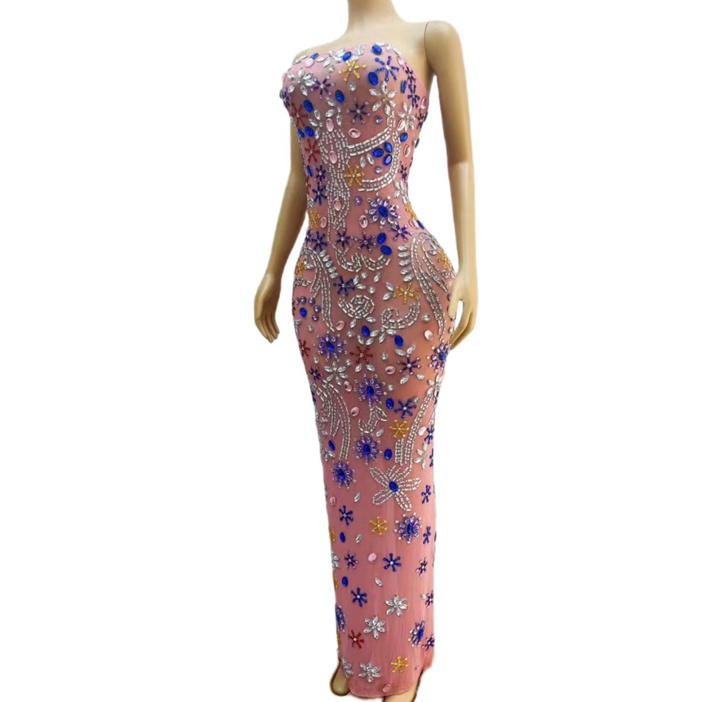 CELESINYI Tangren Crystal Naked Gown