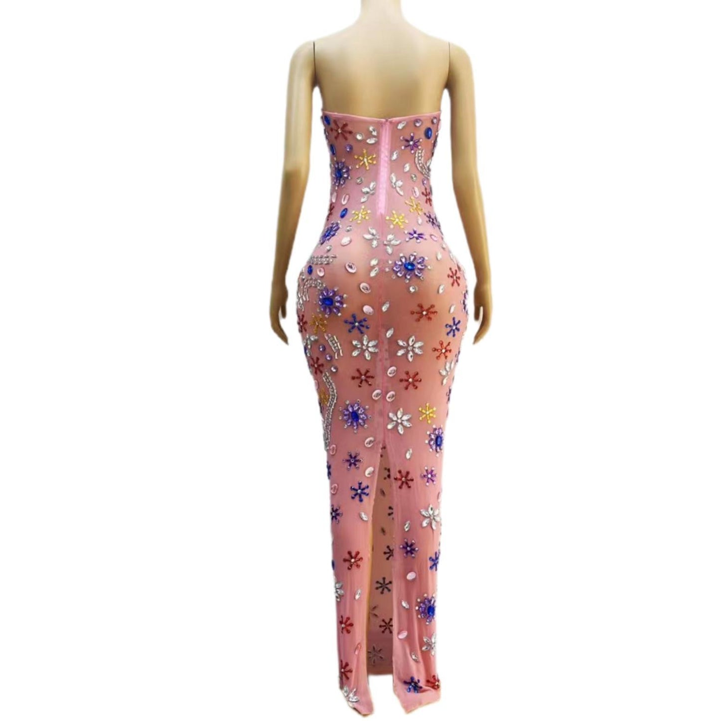 CELESINYI Tangren Crystal Naked Gown