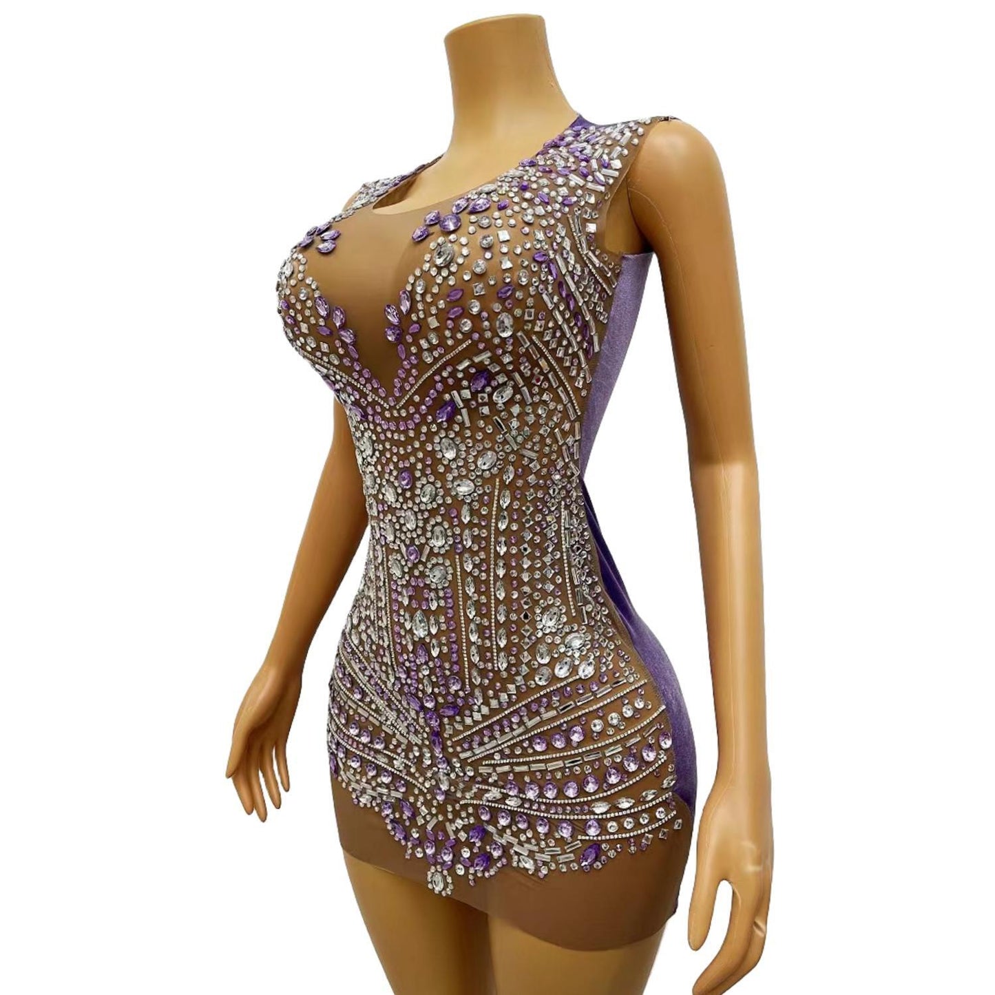 CELESINYI Baixue Crystal Amber Jumpsuit