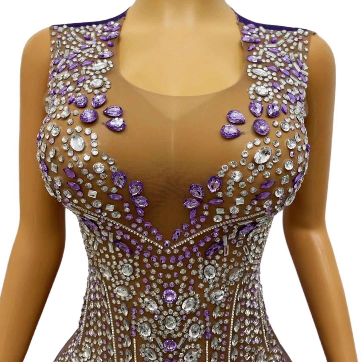 CELESINYI Baixue Crystal Amber Jumpsuit
