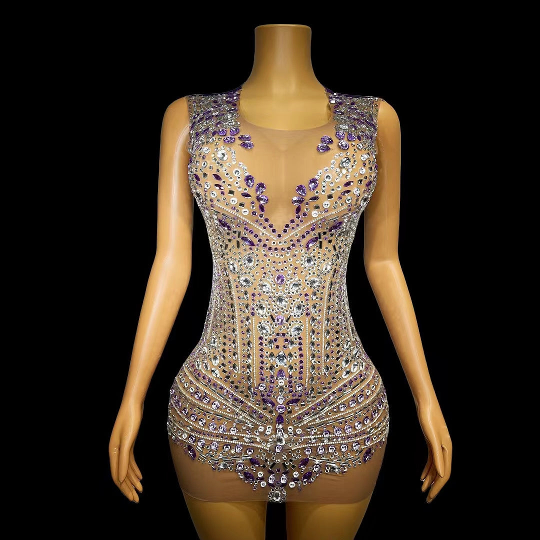 CELESINYI Baixue Crystal Amber Jumpsuit