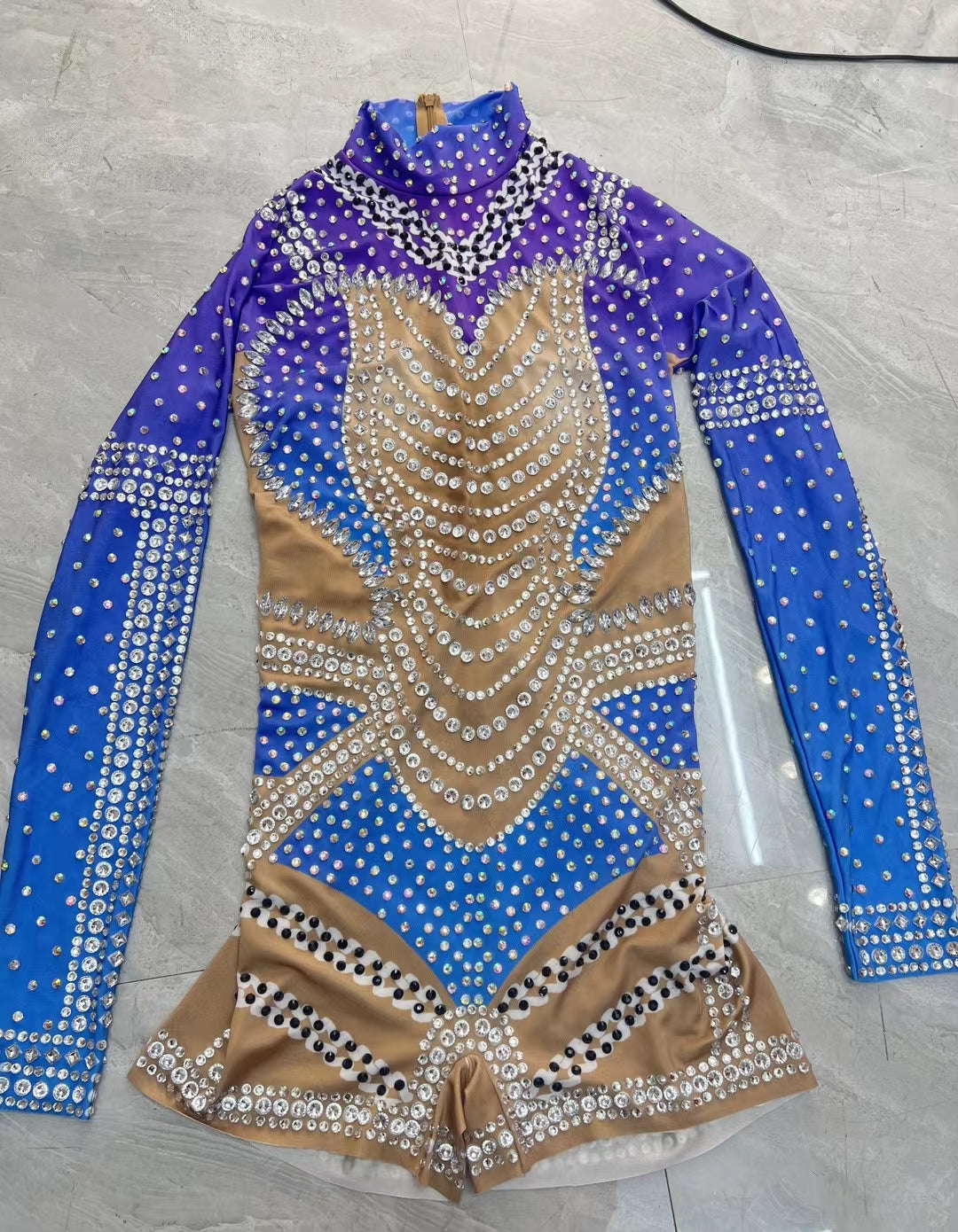 CELESINYI Wanxia Crystal Leotard