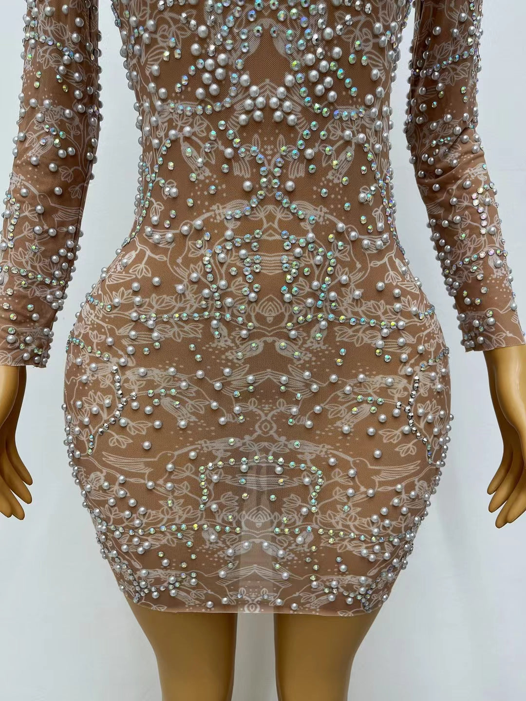 CELESINYI Tenghua Crystal Flower Gown