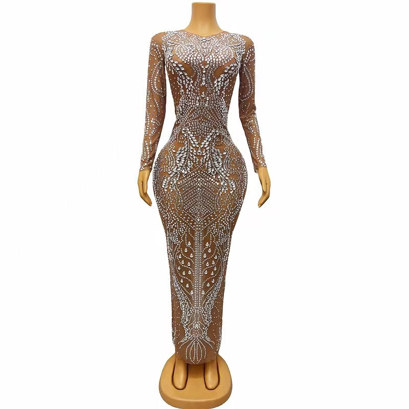 CELESINYI Piaoxu Crystal Chandelier Gown