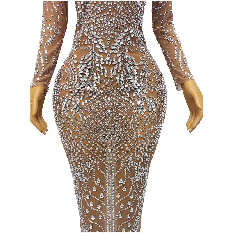 CELESINYI Piaoxu Crystal Chandelier Gown