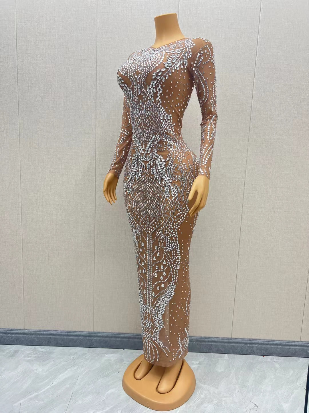 CELESINYI Piaoxu Crystal Chandelier Gown
