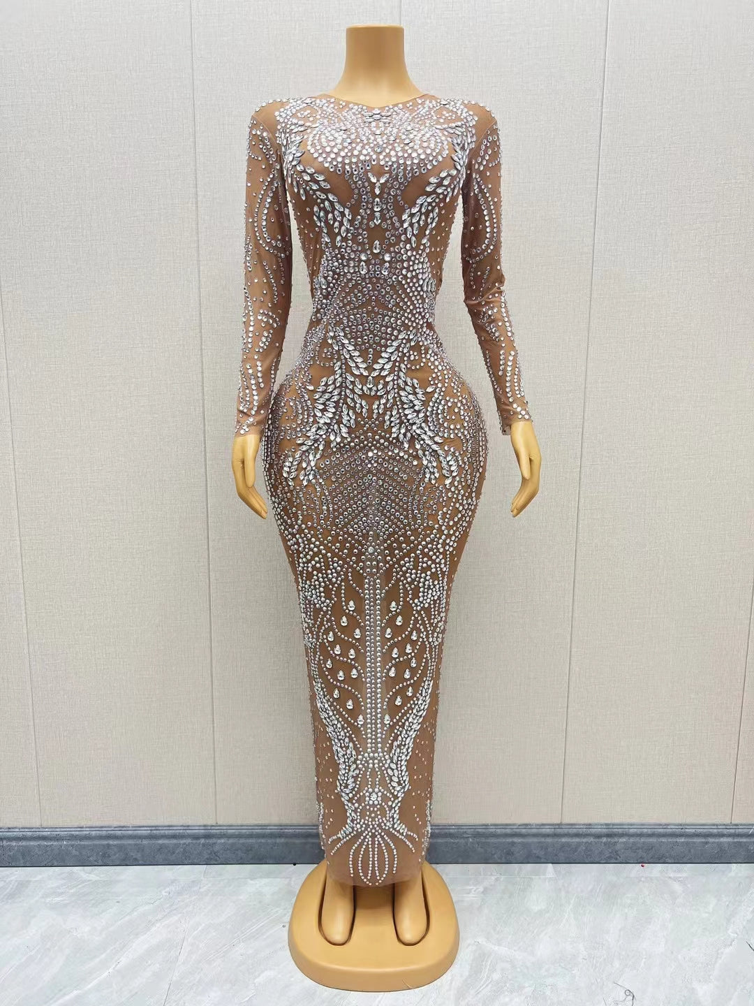 CELESINYI Piaoxu Crystal Chandelier Gown