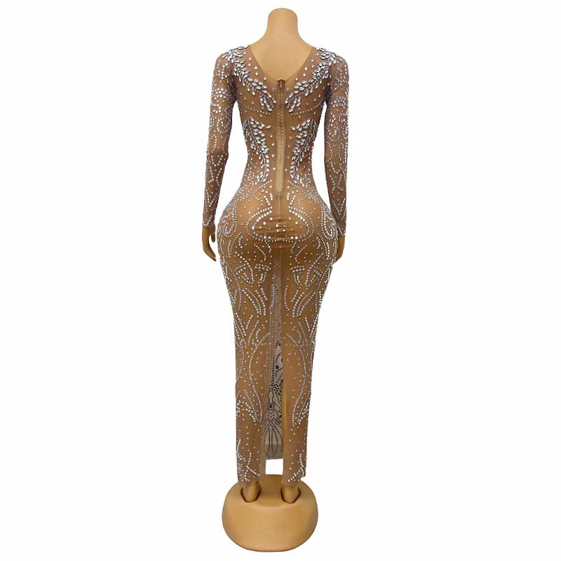 CELESINYI Piaoxu Crystal Chandelier Gown