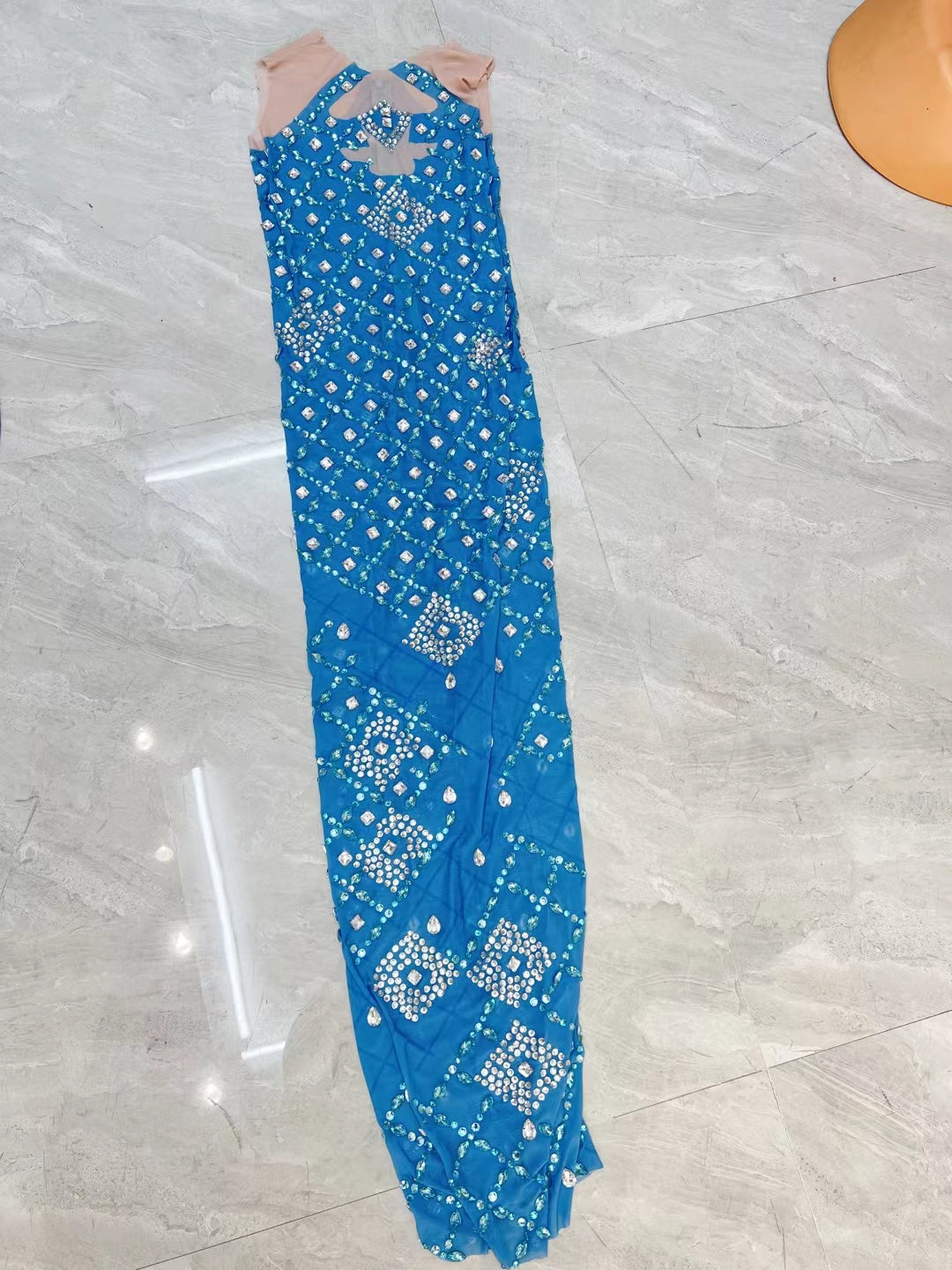 CELESINYI Lanshuijing Crystal Blue Gown