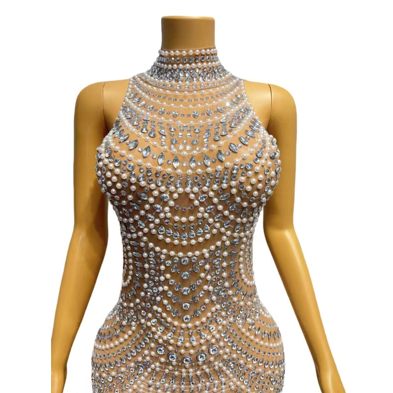 CELESINYI Xuehua Crystal Snow Gown