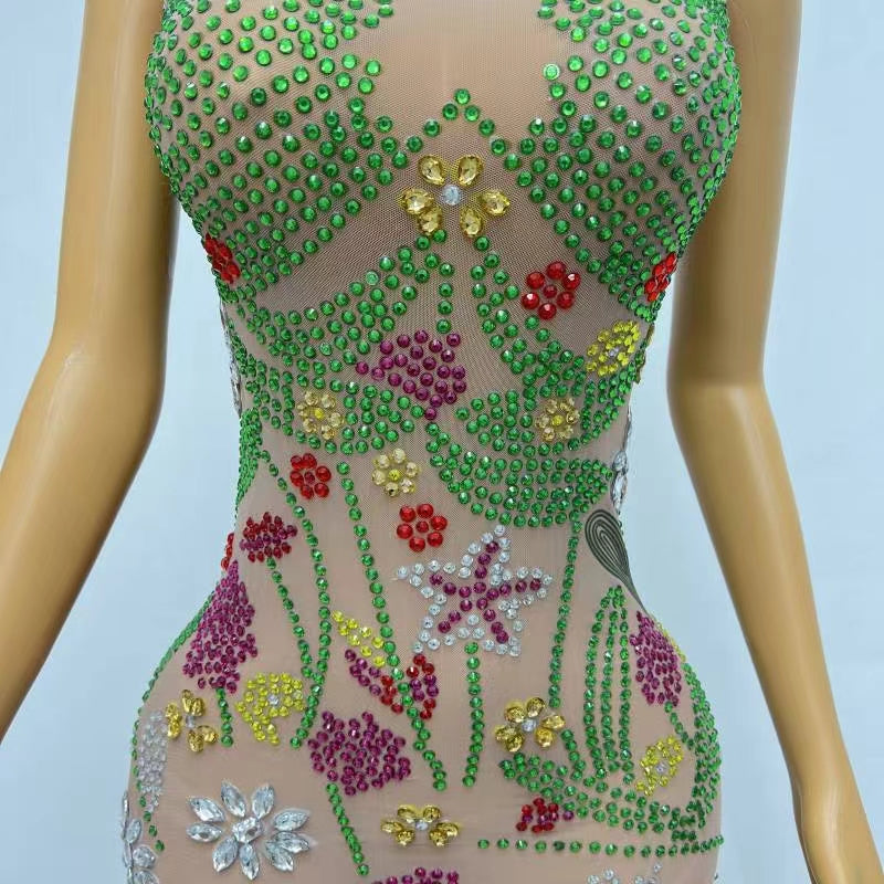 CELESINYI Youhua Crystal Painting Gown