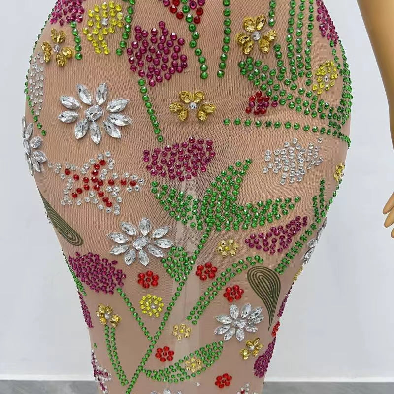 CELESINYI Youhua Crystal Painting Gown