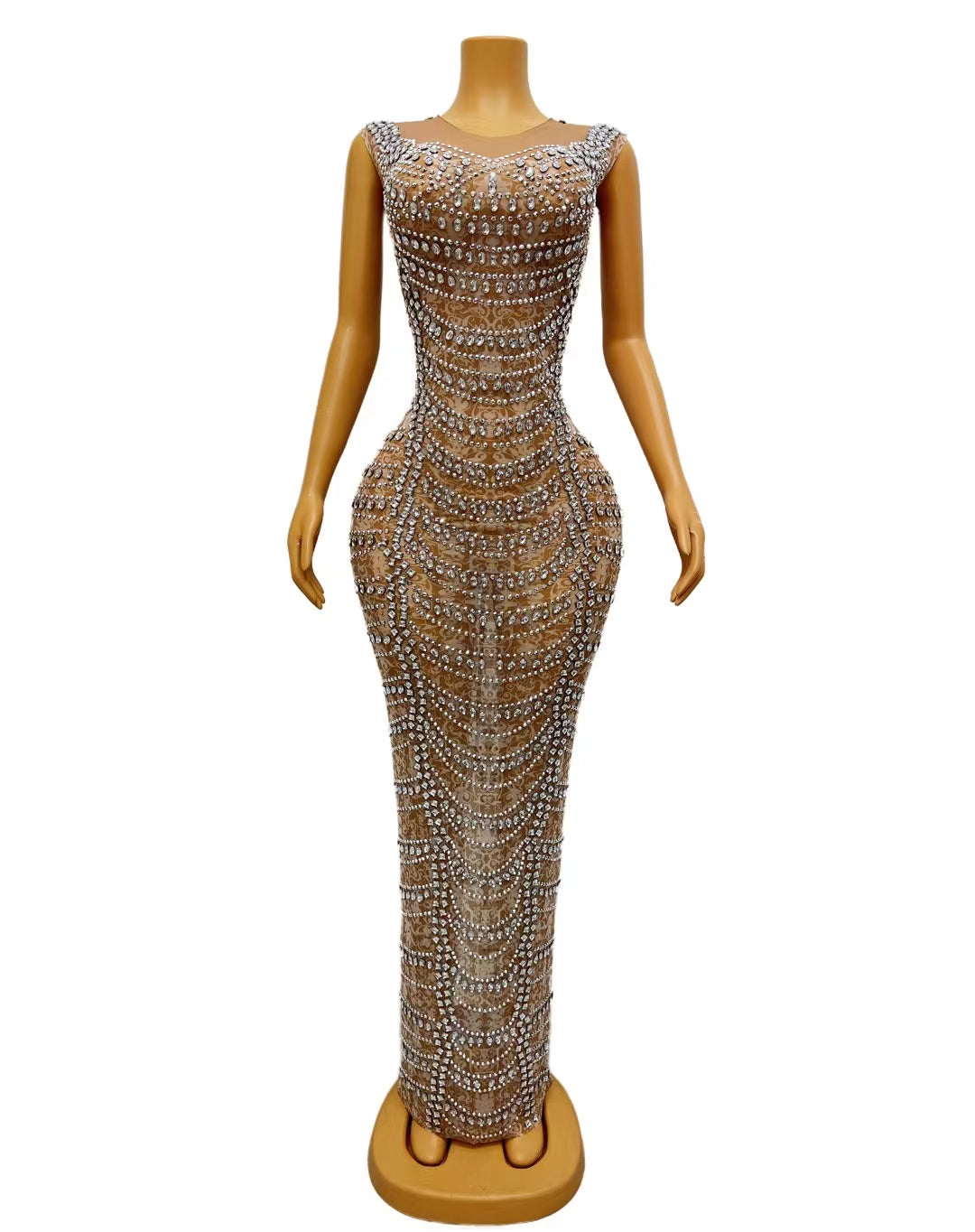 CELESINYI Xingdian Crystal Swag Gown