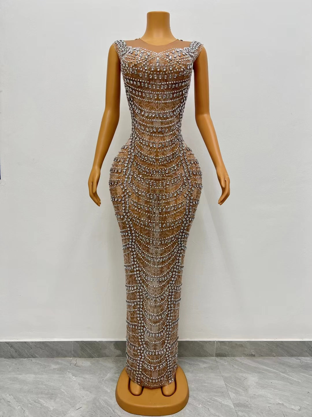 CELESINYI Xingdian Crystal Swag Gown