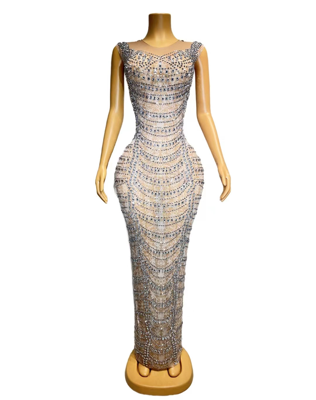 CELESINYI Xingdian Crystal Swag Gown