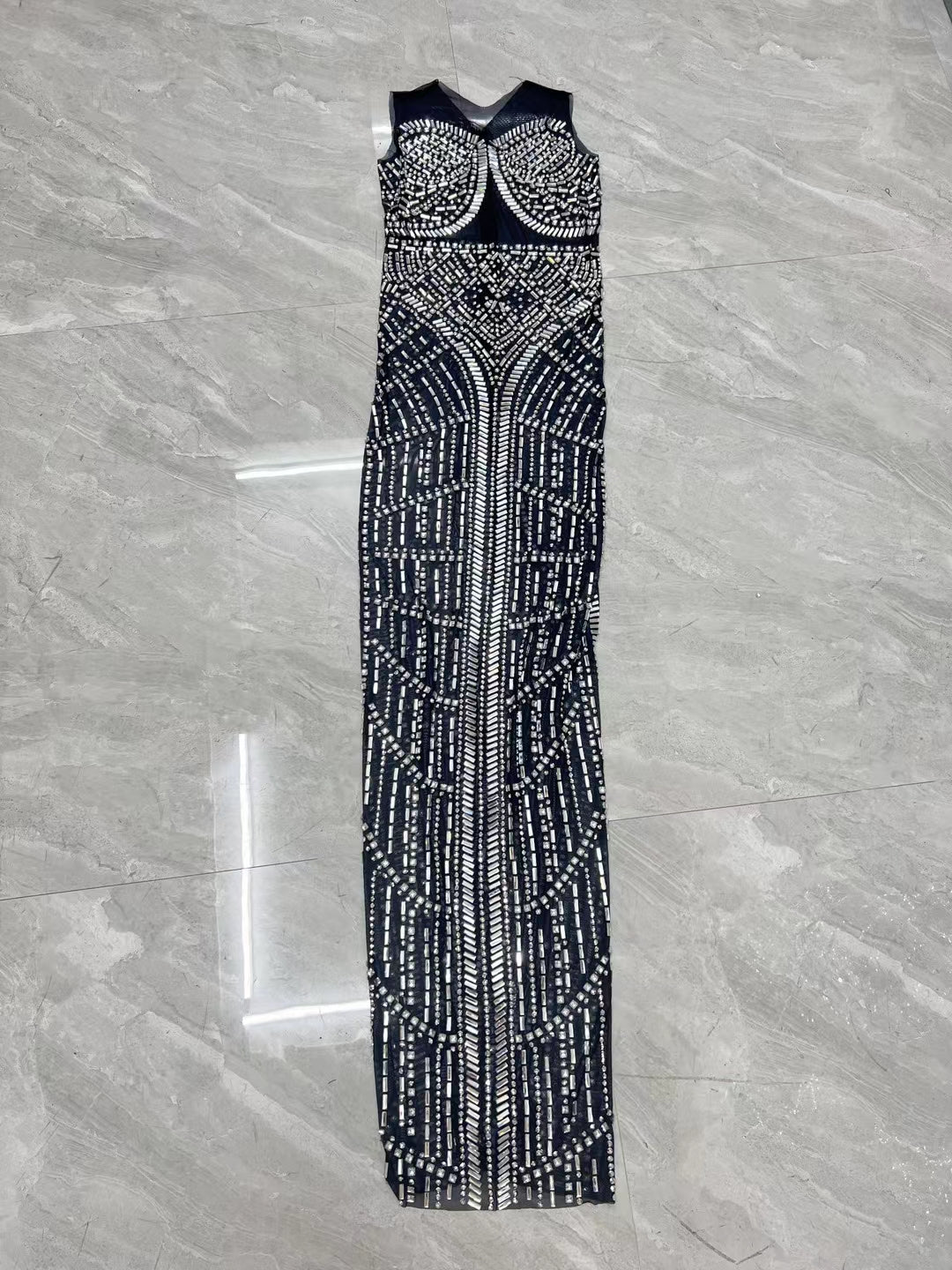 CELESINYI Zhizhuwang Crystal Web Gown